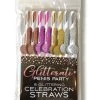 Little Genie Glitterati Cocktail Straws