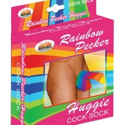Hott Products Rainbow Pecker Huggie Sock
