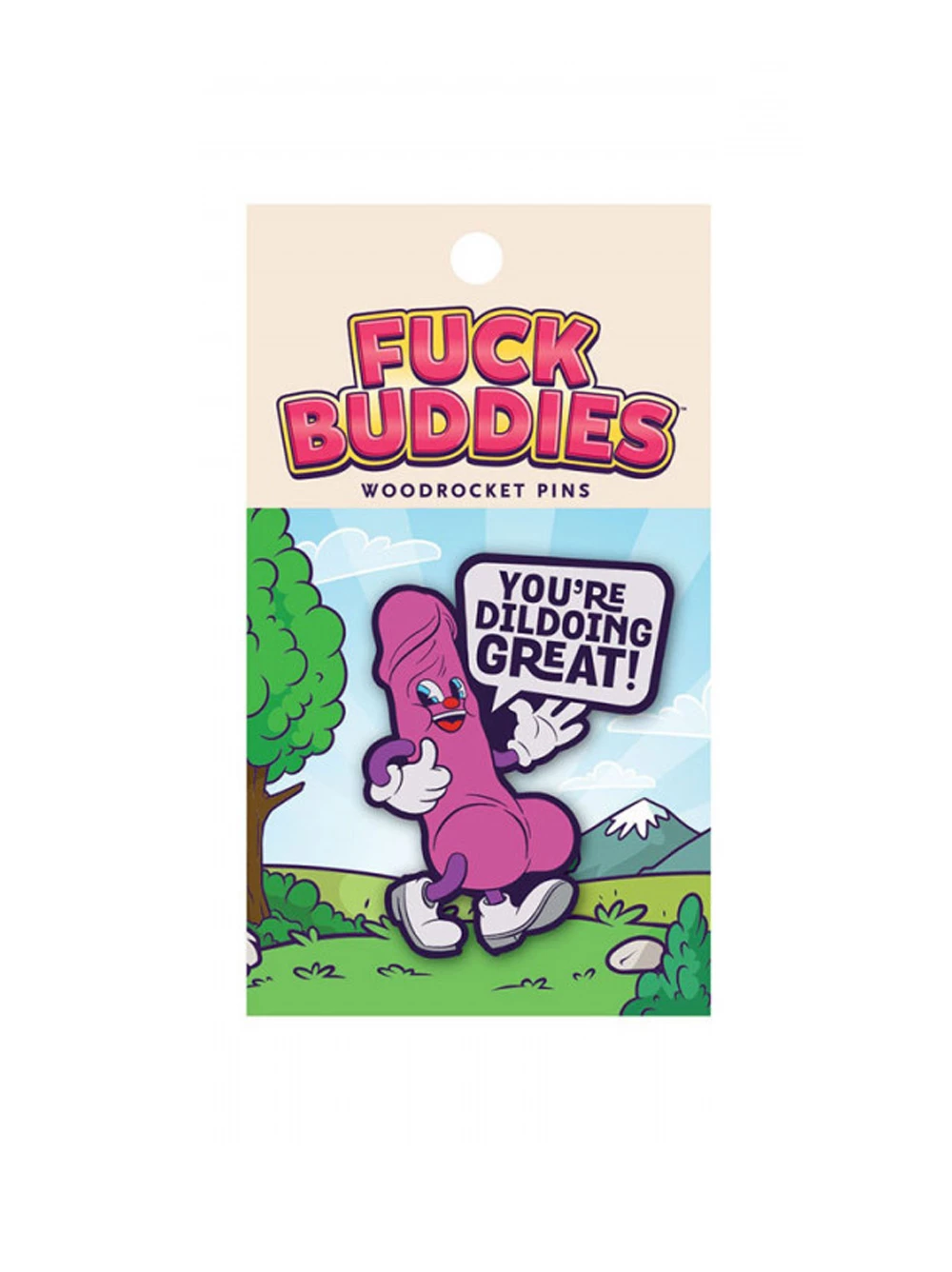 Wood Rocket You're Dildoing Great Fuck Buddies Pin 2 Wood Rocket You're Dildoing Great Fuck Buddies Pin - Image 2