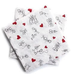 Entrenue Dirty Napkins Naughty Stick Figures Party Napkins