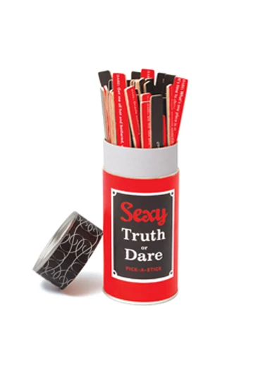 Chronicle Books Sexy Truth Or Dare Pick-A-Stick Game 1 Chronicle Books Sexy Truth Or Dare Pick-A-Stick Game