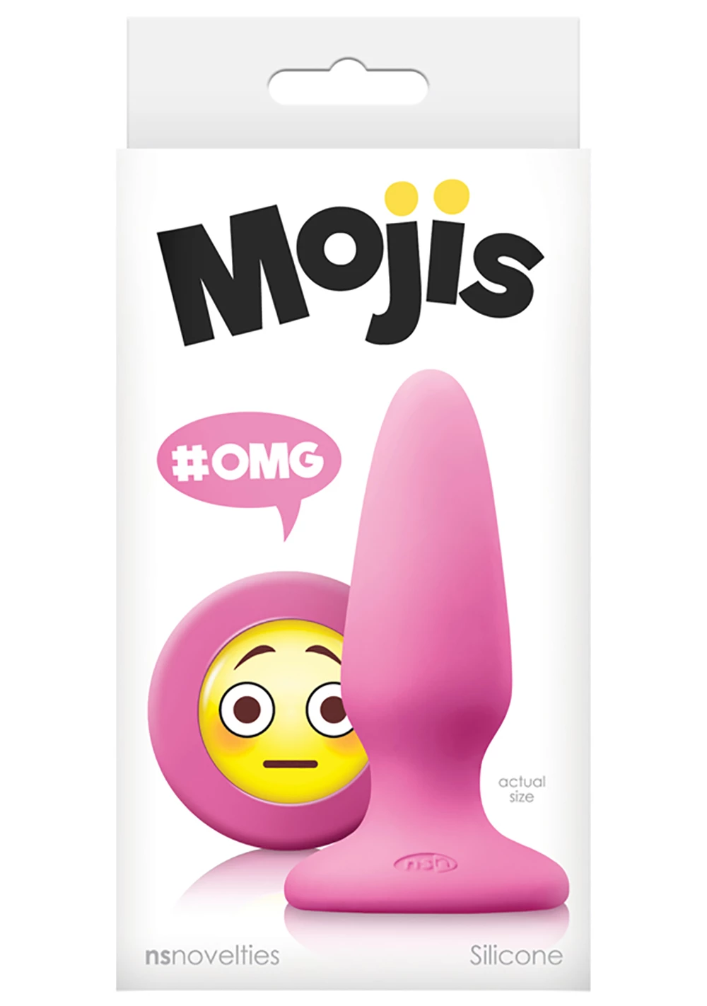 NS Novelties Mojis Omg Butt Plug Medium 2 NS Novelties Mojis Omg Butt Plug Medium - Image 2