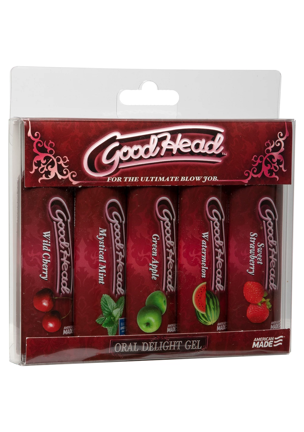 Doc Johnson GoodHead™ - Oral Delight Gel - Multi 5-Pack 2 Doc Johnson GoodHead™ - Oral Delight Gel - Multi 5-Pack - Image 2