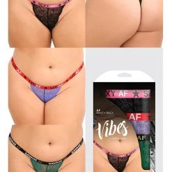 Fantasy Lingerie AF Panty 3-Pack - Queen Size