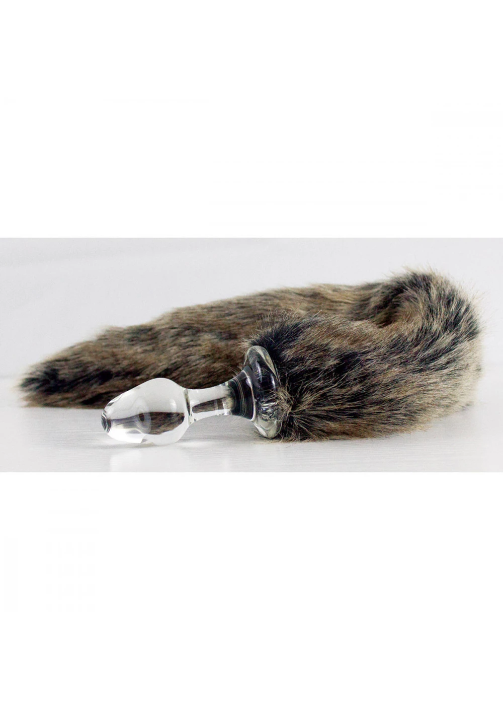 Crystal Delights Minx Tail Plug - Grey Wolf 2 Crystal Delights Minx Tail Plug - Grey Wolf - Image 2