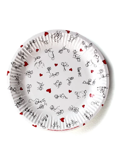 Entrenue Dirty Dishes Naughty Stick Figures Party Plates 1 Entrenue Dirty Dishes Naughty Stick Figures Party Plates