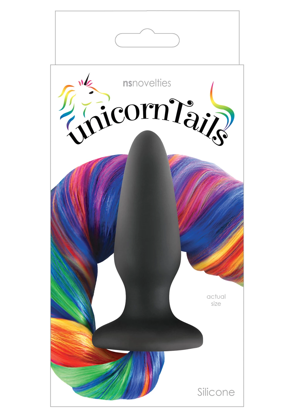 NS Novelties Unicorn Tails - Rainbow 2 NS Novelties Unicorn Tails - Rainbow - Image 2