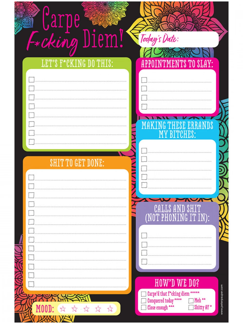 Entrenue Carpe Fucking Diem Pad 1 Entrenue Carpe Fucking Diem Pad