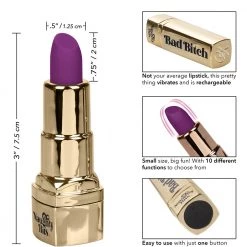 Cal Exotics Naughty Bits Bad Bitch Lipstick Vibe -Party, Gifts & Kits Sales 2022 yuc4cikcm2uxipizu1ka